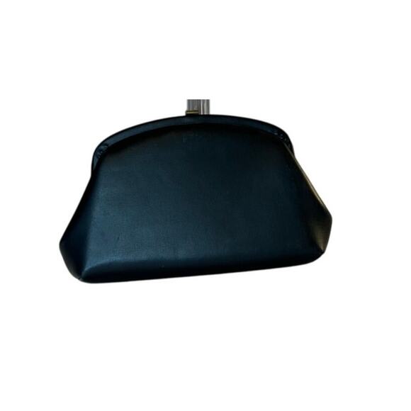 Black Bow Clasp Clutch - Picture 2 of 5